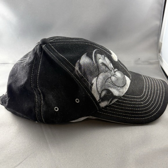 Walt‎ Disney World Grumpy Black Strapback Adult Hat Cap - Picture 6 of 8
